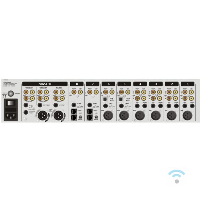 backpanel airmate Connections Airmate-8 MK2