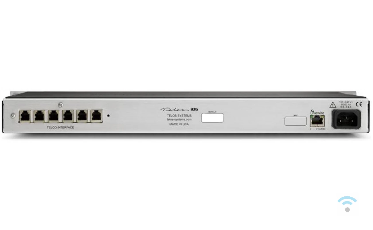 Telos iQ6 POTS Système téléphonique à 6 lignes pour Axia iQ