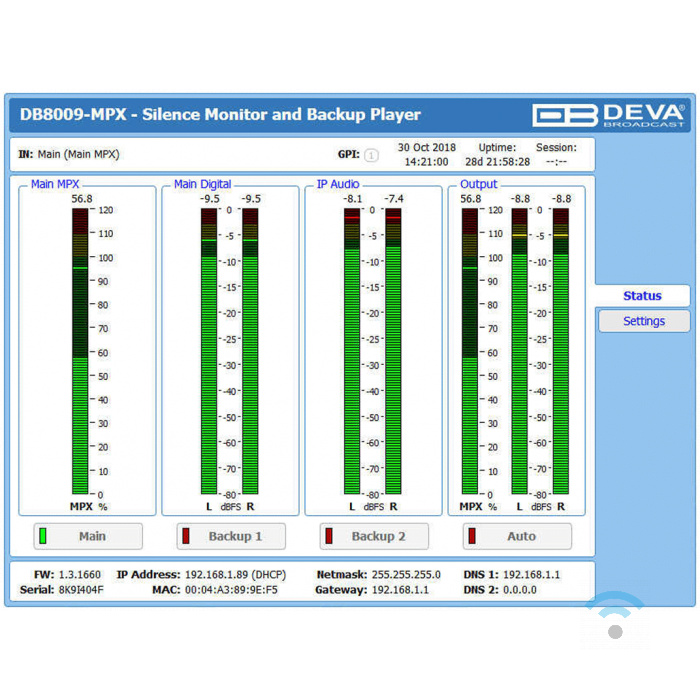 DB8009-MPX 01 DEVA DB8008 Moniteur de silence numérique/chien de garde – Image 5