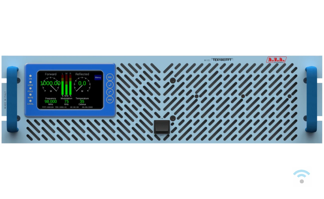 RVR TEX1003 TFT 1000 Watt zender