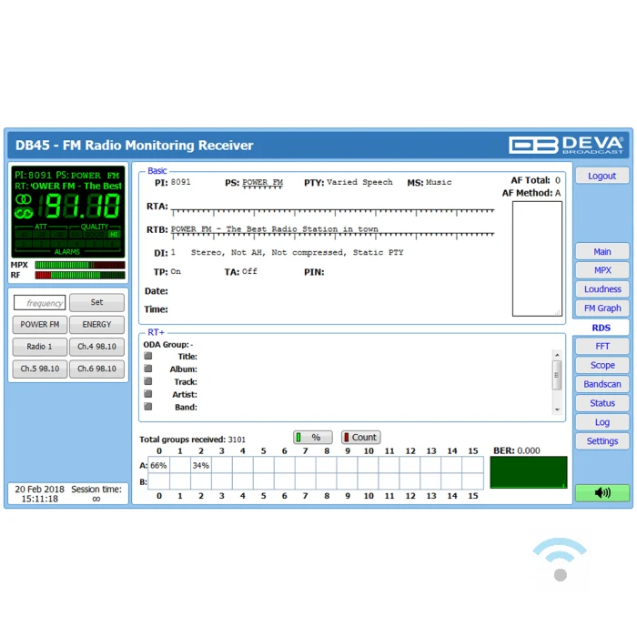 DEVA DB45 FM & Modulation Analyzer - Afbeelding 5