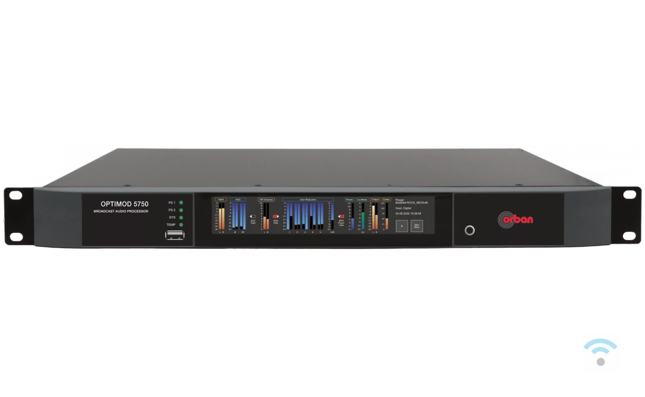 Orban Optimod 5750 Vue de face