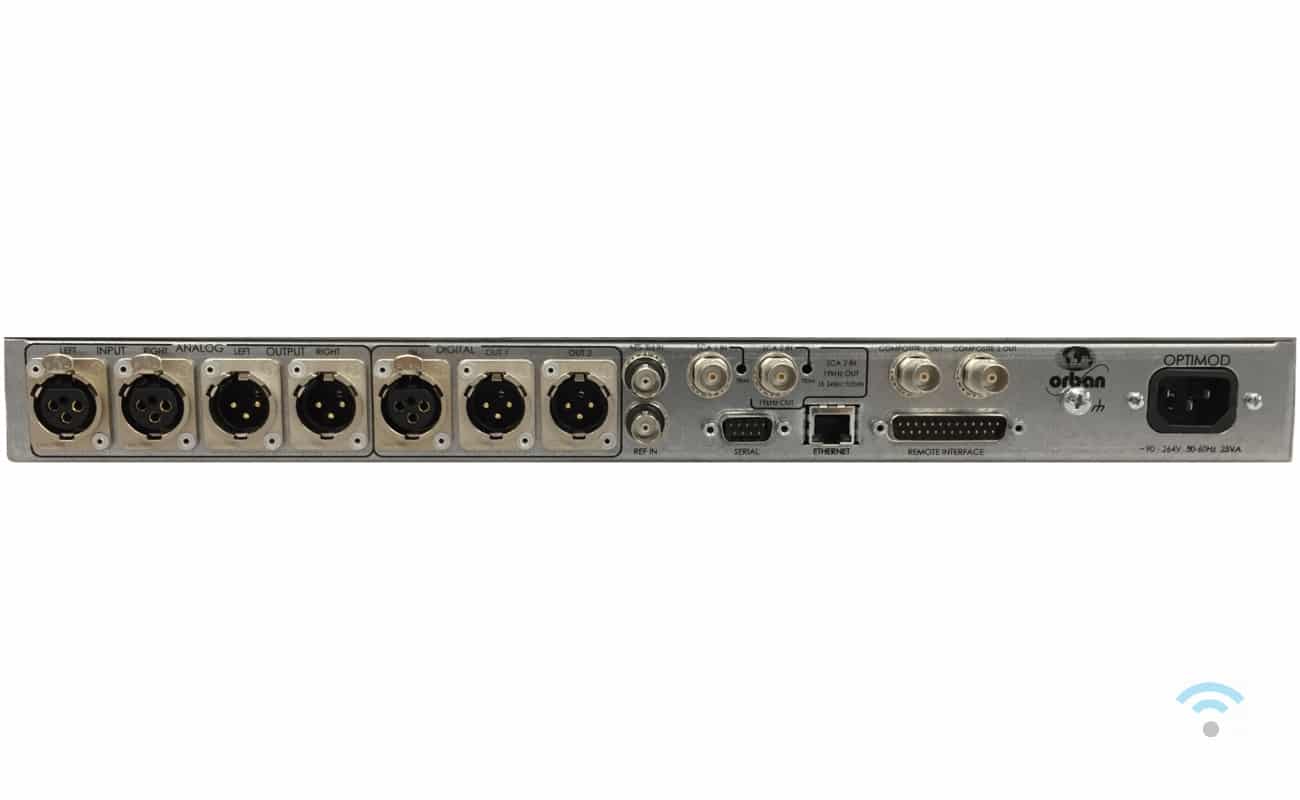 Orban 5700I aansluitingen