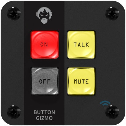 Gizmo de bouton audio en colère