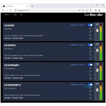 Moteur de streaming Angry Audio leanEncoder