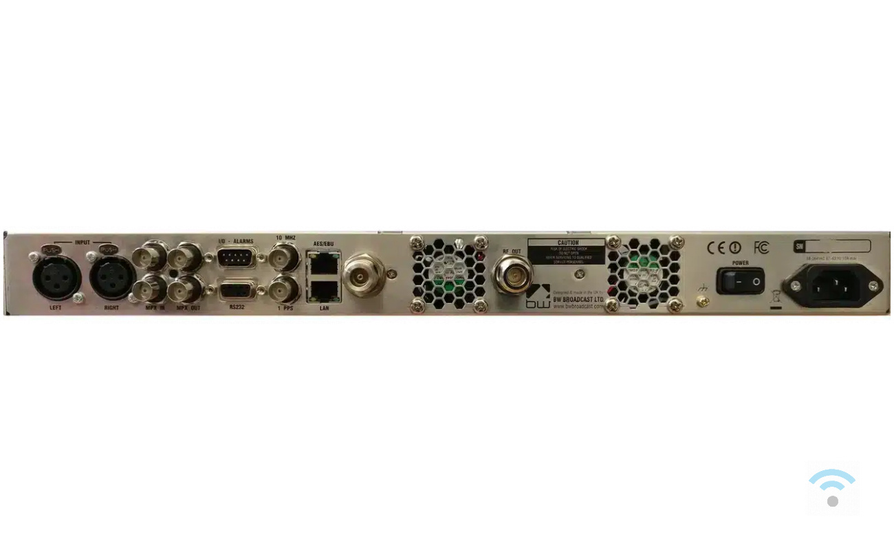 BW Broadcast TX50 V3 Aansluitingen