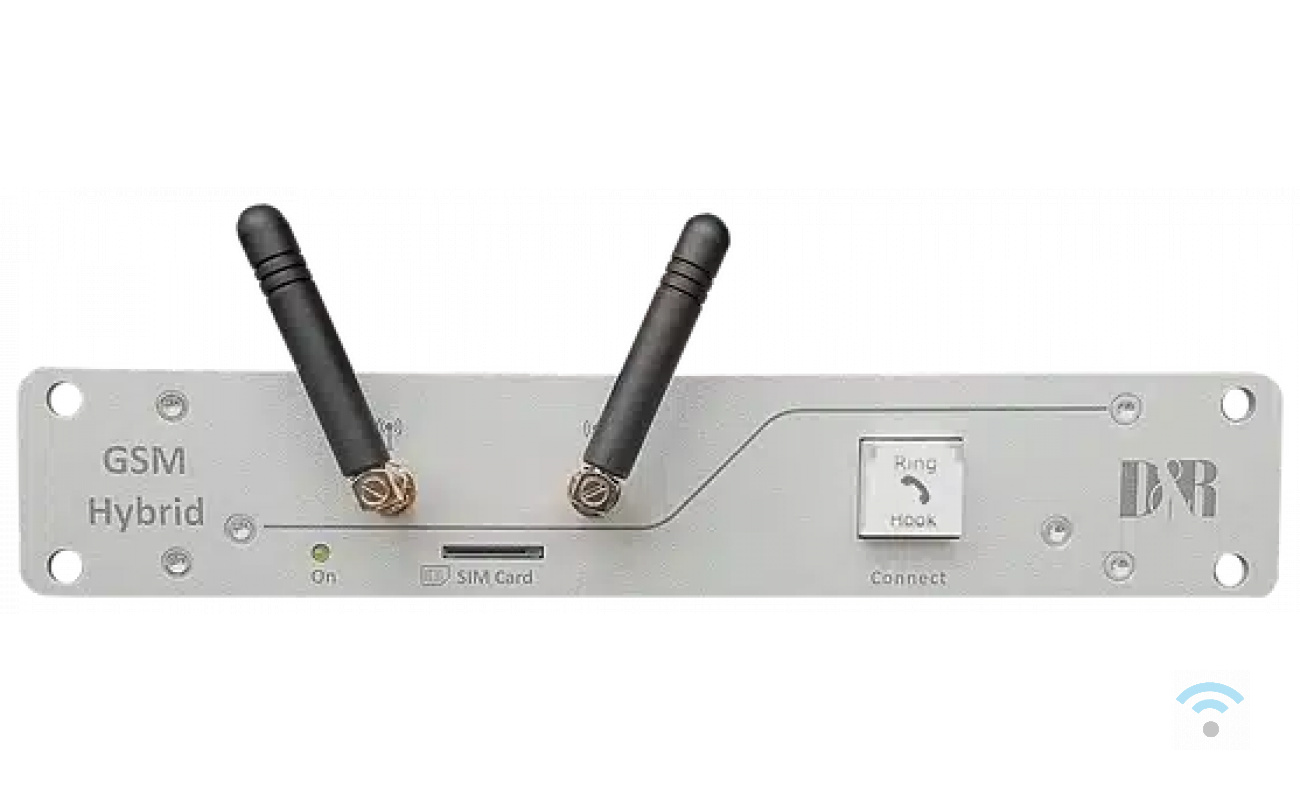 Vue de face de l'hybride GSM de D&R